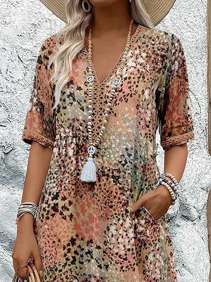 Harper Vibrant Floral Dress