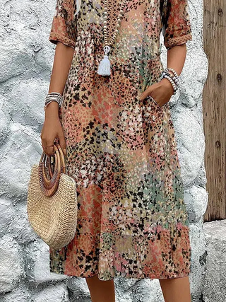 Harper Vibrant Floral Dress