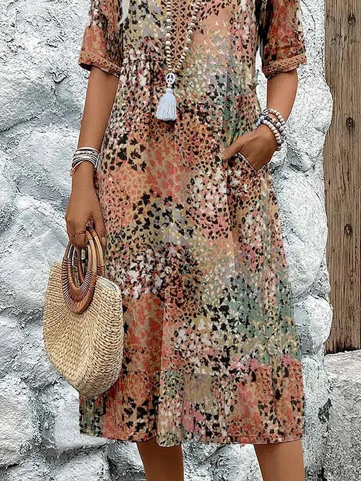 Harper Vibrant Floral Dress