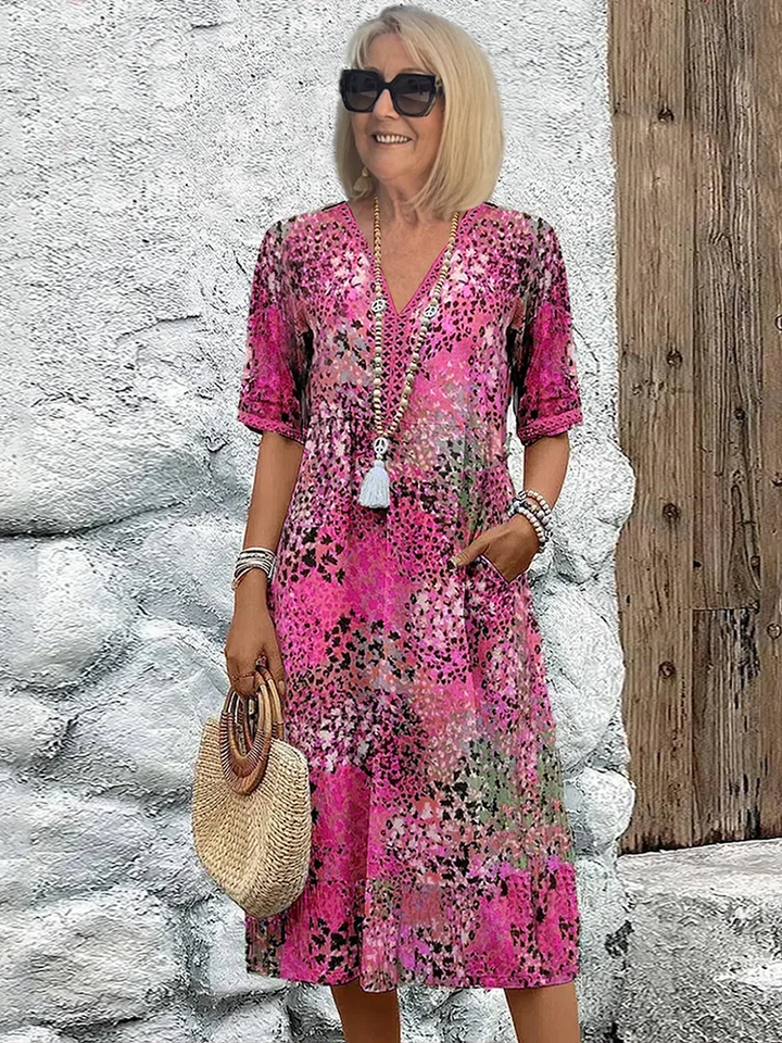 Harper Vibrant Floral Dress
