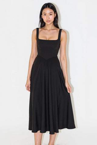 NOMI Square Neck Midi Dress
