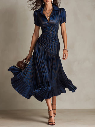 Adriana Retro Stripe Midi Dress