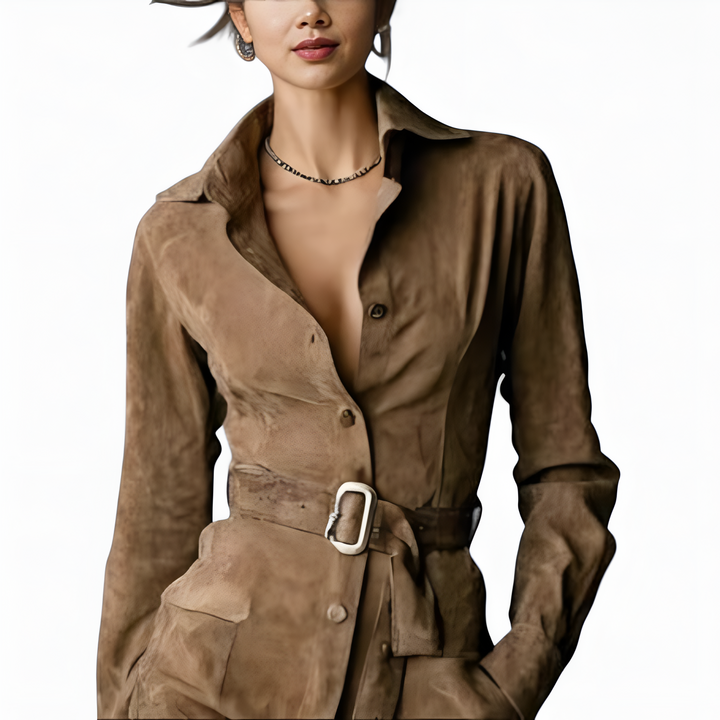 Betty Structured Robe Dress