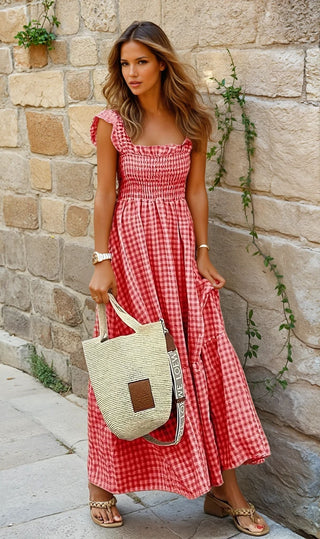 Ana Plaid Dress