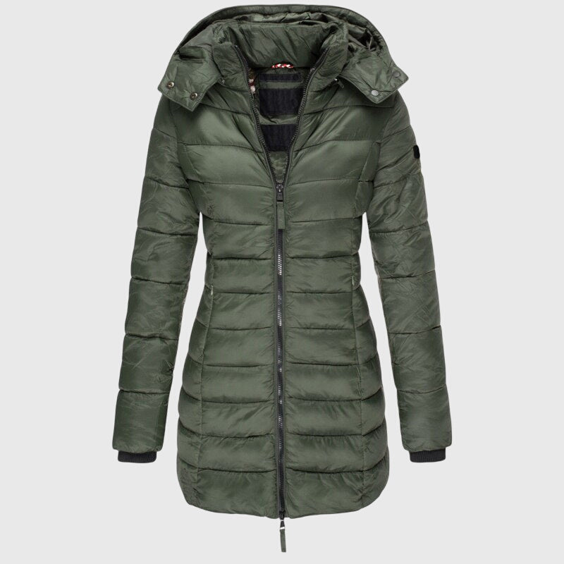 Elise Longline Hooded Jacket