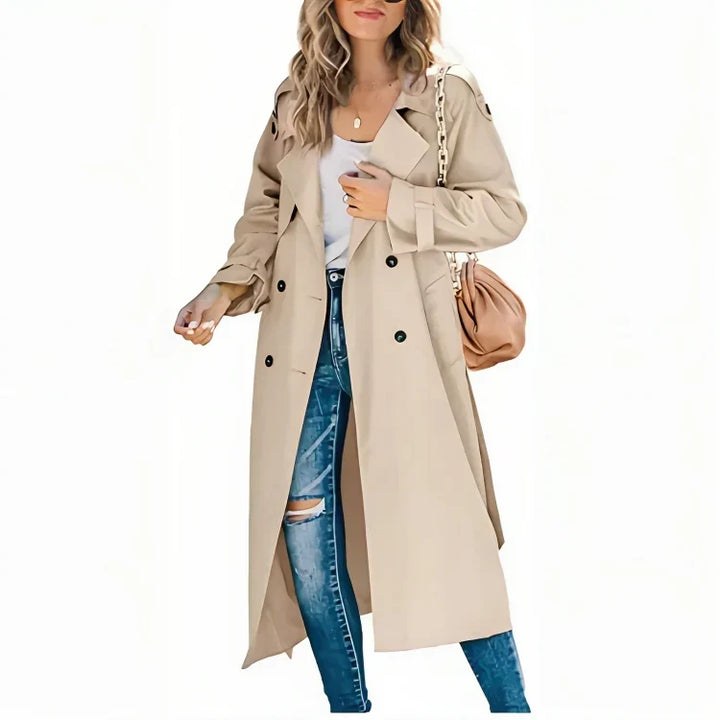 Sophie Shower-Resistant Trench Coat