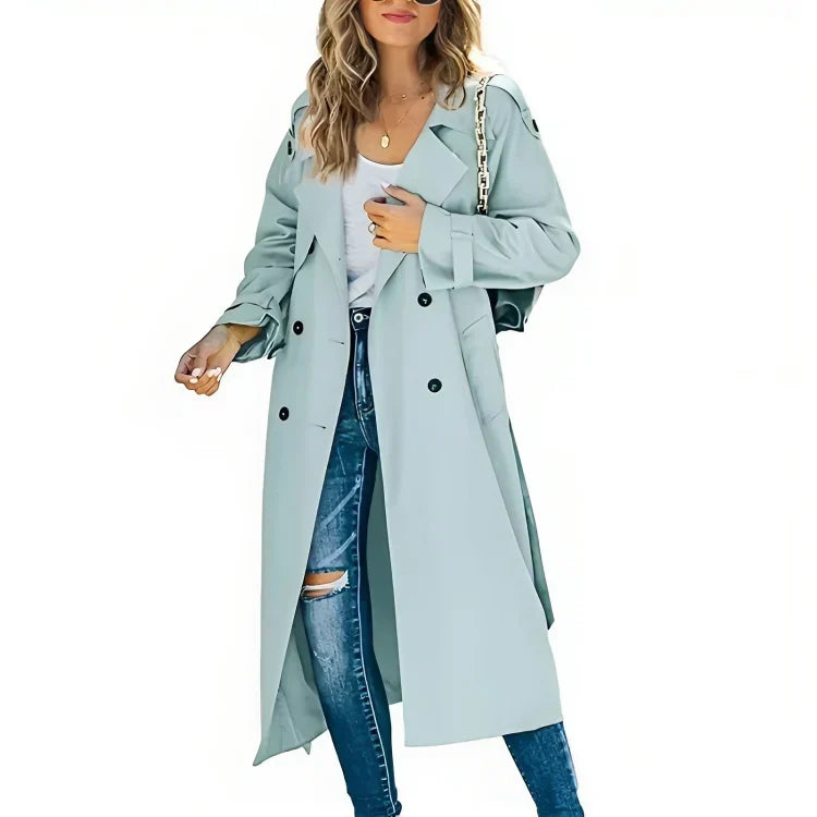 Sophie Shower-Resistant Trench Coat