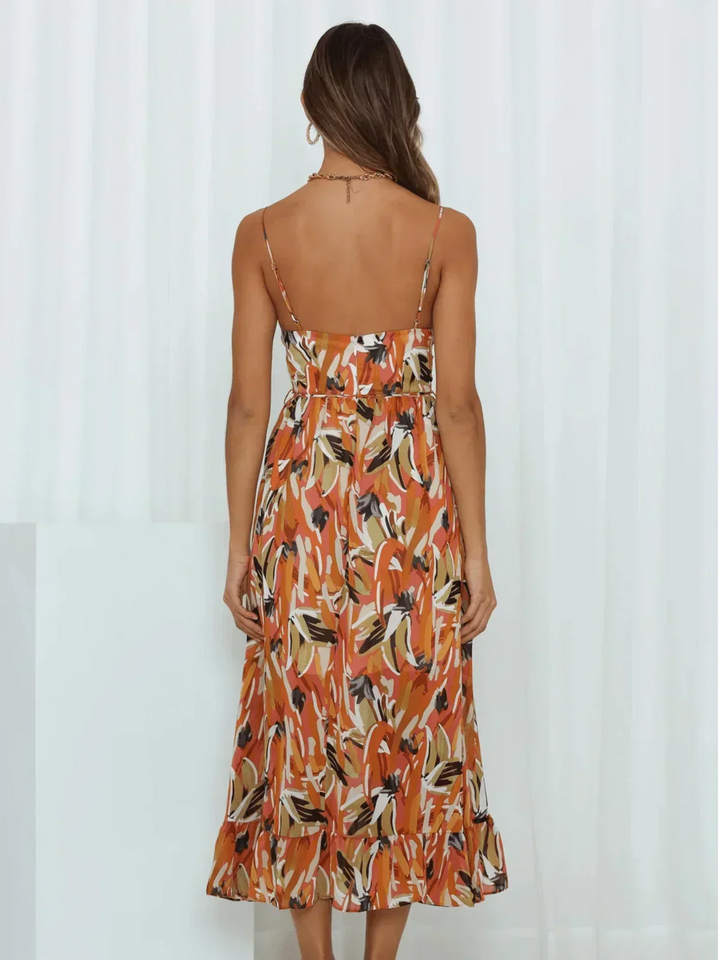 Chiara Colorful Midi Dress