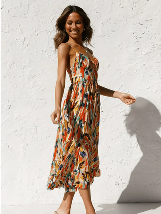 Chiara Colorful Midi Dress