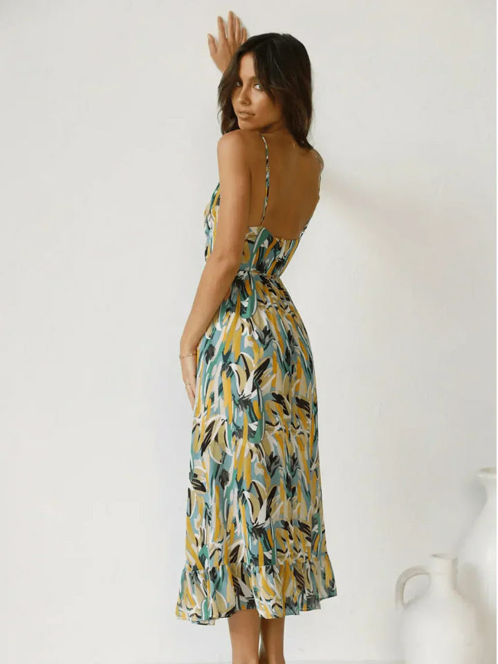 Chiara Colorful Midi Dress