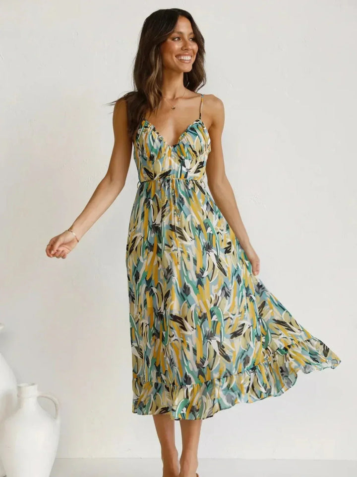 Chiara Colorful Midi Dress
