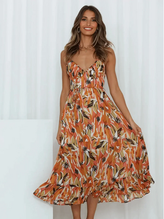 Chiara Colorful Midi Dress