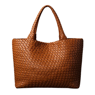 Bijou Handwoven Vegan Leather Tote