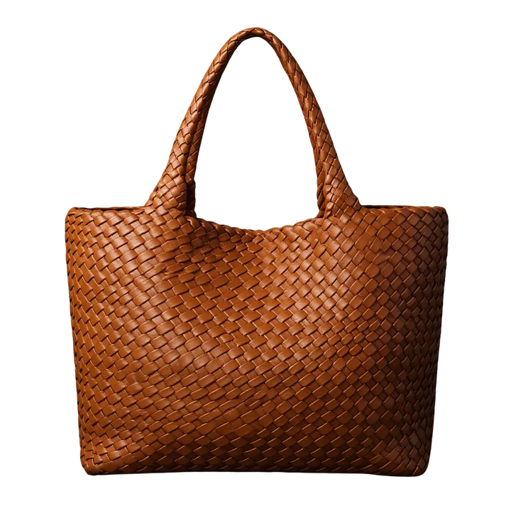 Bijou Handwoven Vegan Leather Tote