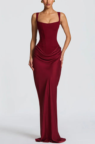 Leonor Square Neck Maxi Dress