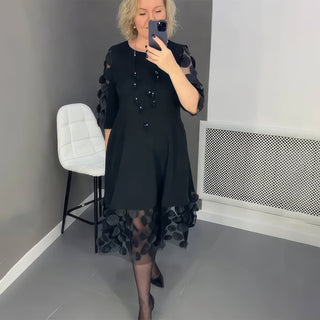 Perrine Oversized Decorated Maxi Dress