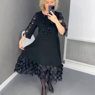 Perrine Oversized Decorated Maxi Dress