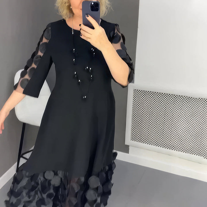 Perrine Oversized Decorated Maxi Dress