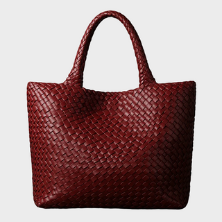 Bijou Handwoven Vegan Leather Tote
