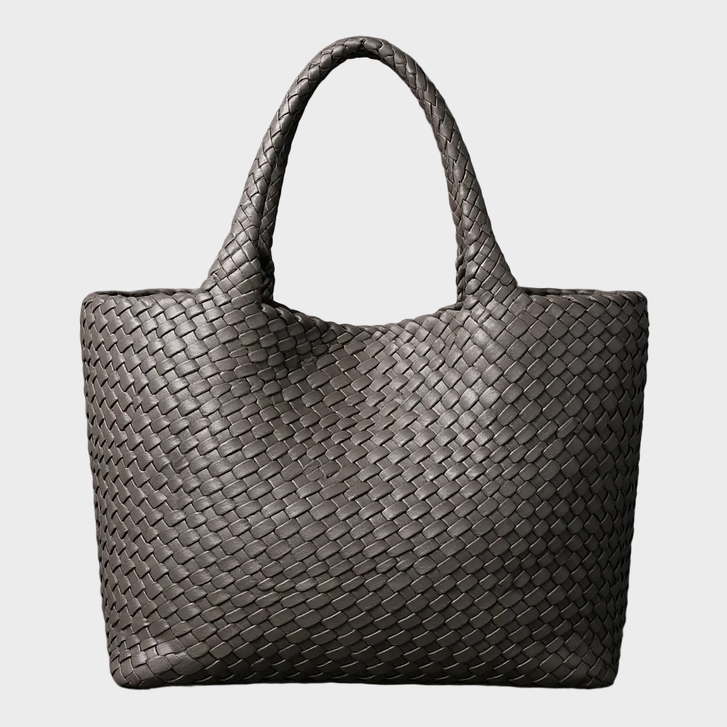 Bijou Handwoven Vegan Leather Tote