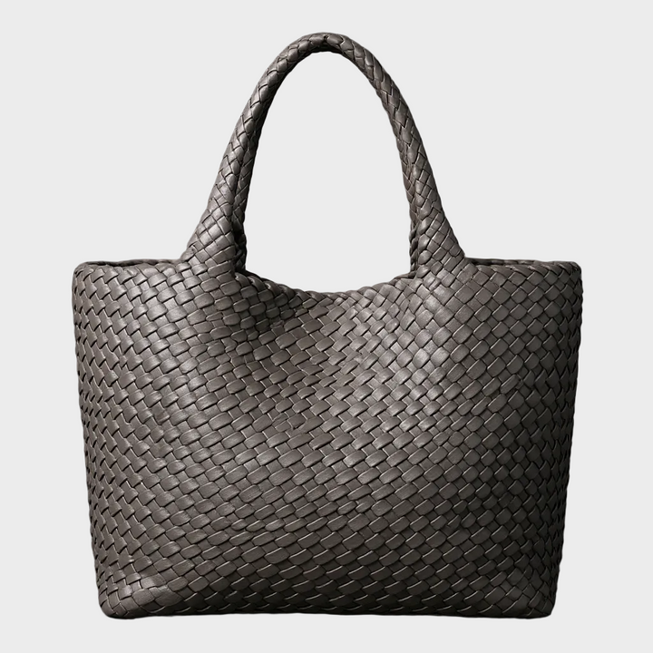 Bijou Handwoven Vegan Leather Tote