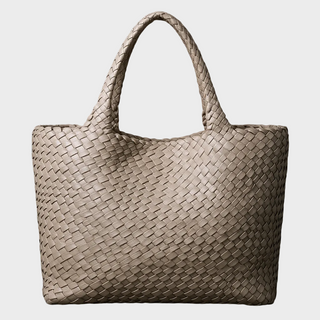 Bijou Handwoven Vegan Leather Tote