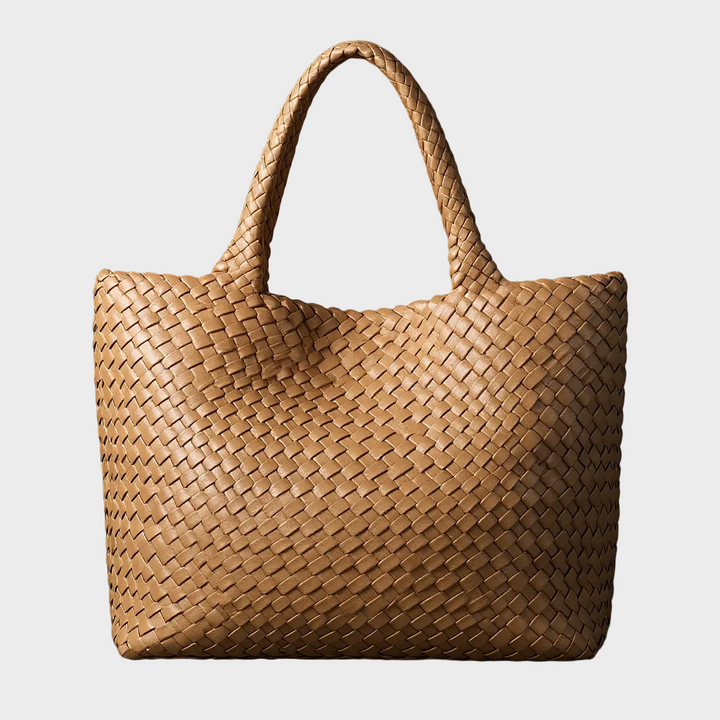 Bijou Handwoven Vegan Leather Tote