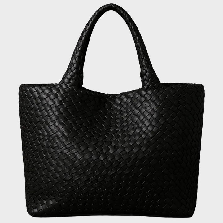 Bijou Handwoven Vegan Leather Tote