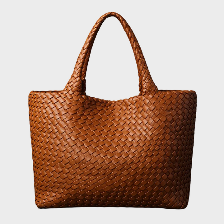 Bijou Handwoven Vegan Leather Tote