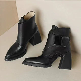 Aziel Buckle Strap Boots