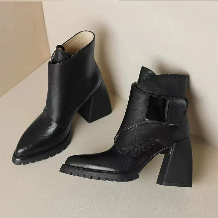 Aziel Buckle Strap Boots