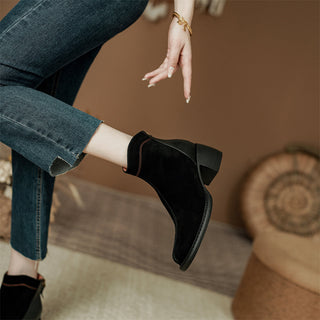 Belini Back-Zip Ankle Boots