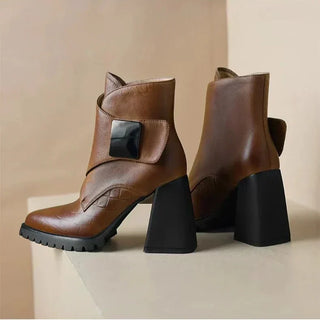 Aziel Buckle Strap Boots