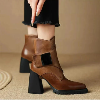 Aziel Buckle Strap Boots