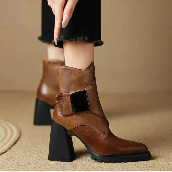 Aziel Buckle Strap Boots