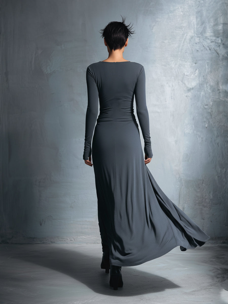 Nerissa Side Knot Maxi Dress