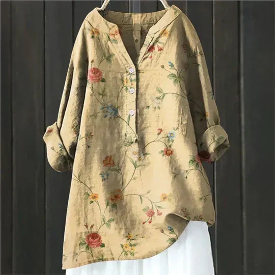 Elidi Button-Front Summer Top