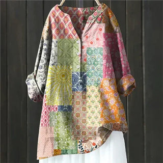 Elidi Button-Front Summer Top