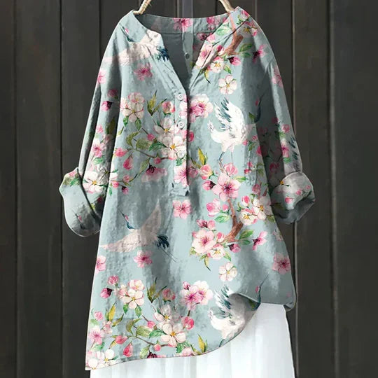 Elidi Button-Front Summer Top