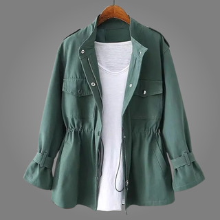 Amélie Double-Breasted Belted Overcoat