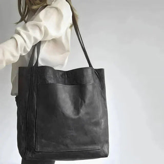 Sylvie Classic Vegan Leather Tote