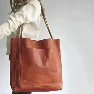 Sylvie Classic Vegan Leather Tote