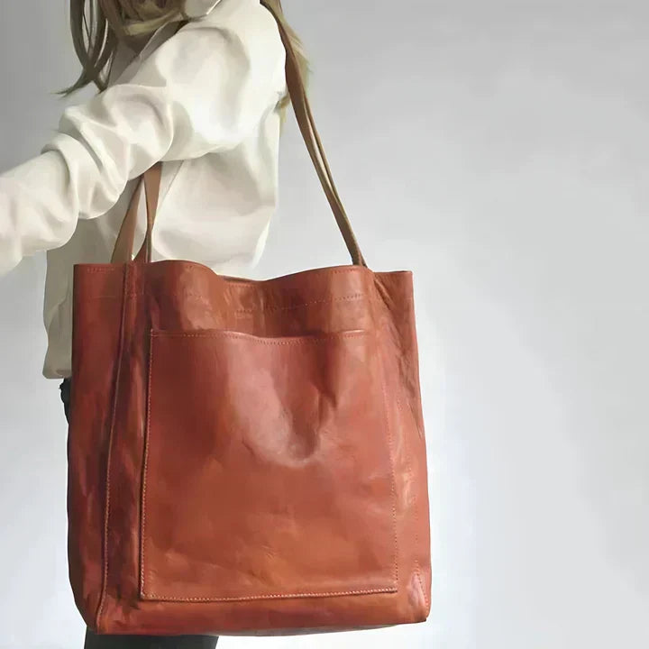 Sylvie Classic Vegan Leather Tote
