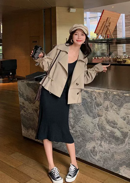 Lena Short Trench Coat