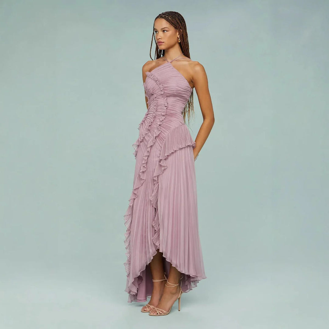Olaya Ruffled Maxi Dress