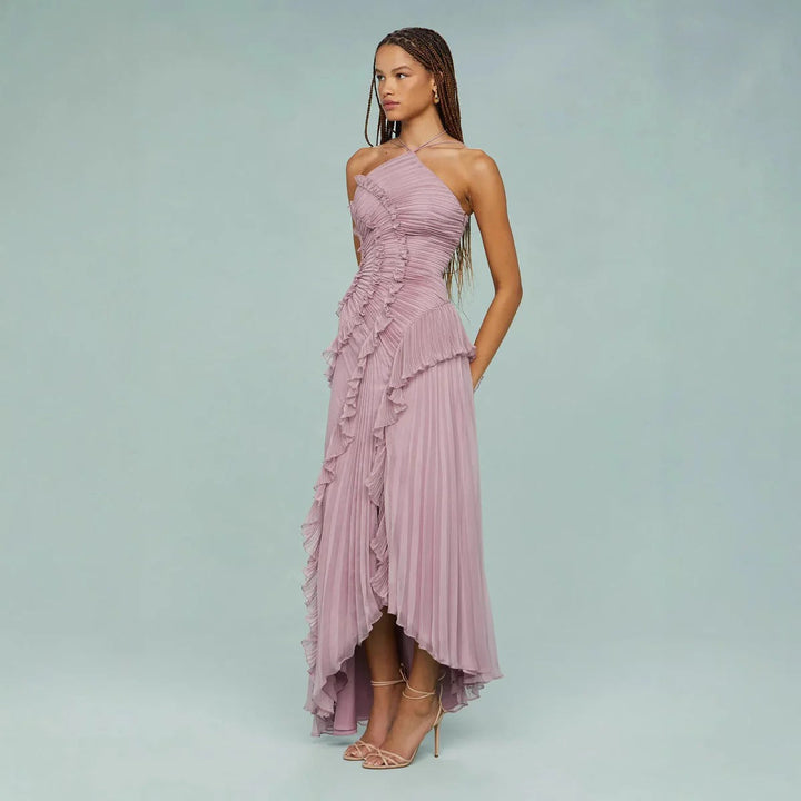 Olaya Ruffled Maxi Dress