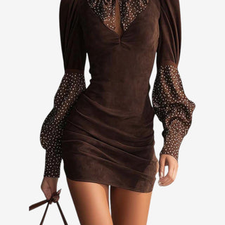 Chaix Beaded Flowing Dress