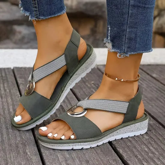 Zéphiriane Adjustable Strap Sandals