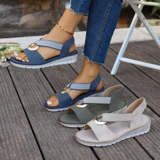 Zéphiriane Adjustable Strap Sandals