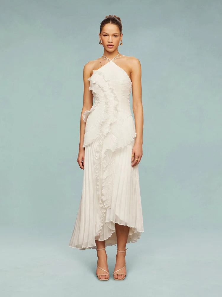 Olaya Ruffled Maxi Dress